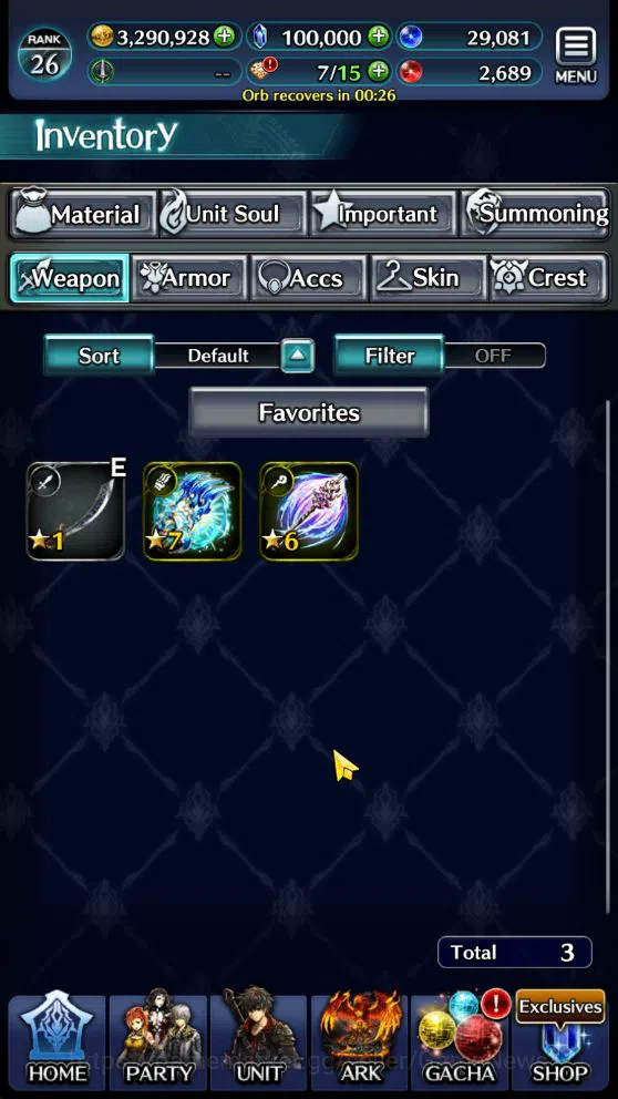 Last Cloudia Accounts GLOBAL Rank26| 100k Crystal|Telestio God of ruin,  image 9