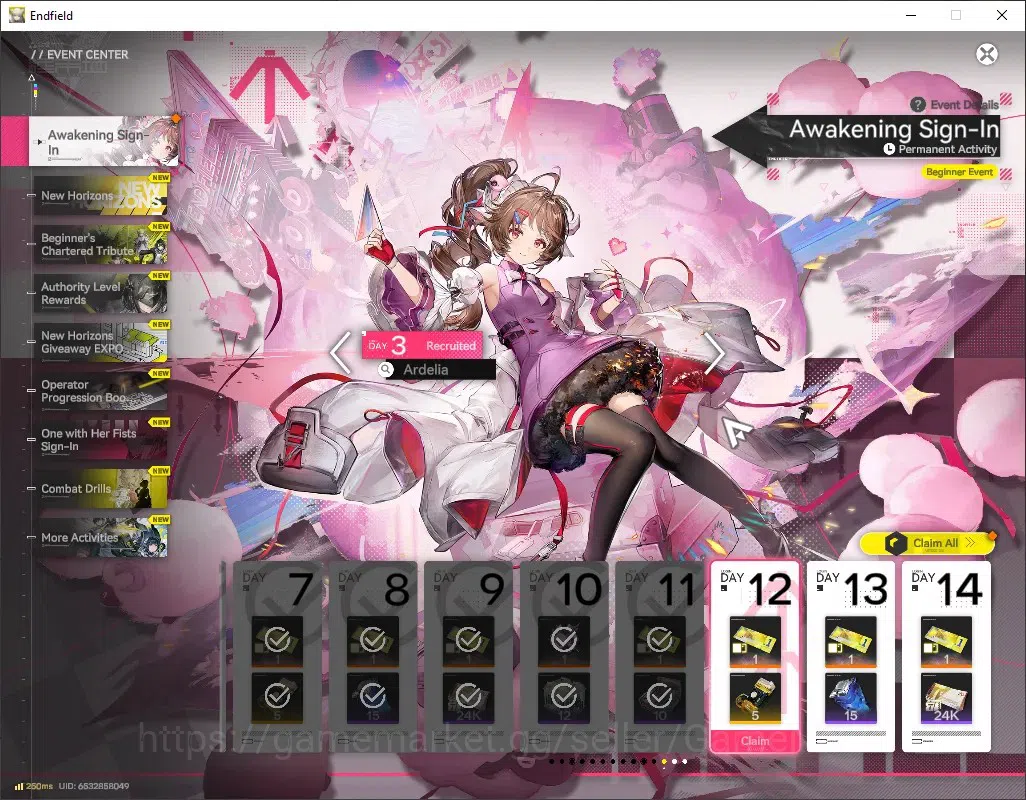 Arknights: Endfield Accounts NA/EU Starter Account | Rossi | Lv.1 | 2 SSR [1Lim image 7