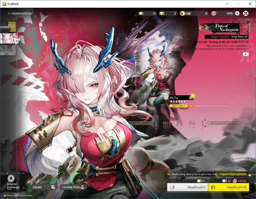 Arknights: Endfield Accounts NA/EU Starter Account | Rossi | Lv.1 | 2 SSR [1Lim image 9