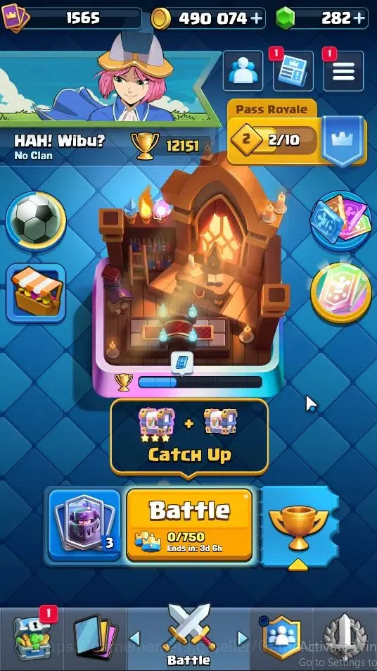 Clash Royale Accounts Lv 1565|Trophy 12151|KTL 15|Limited Skin|Card 121| image 1