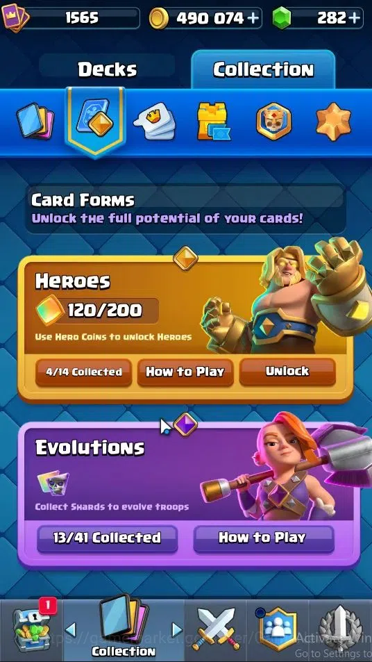 Clash Royale Accounts Lv 1565|Trophy 12151|KTL 15|Limited Skin|Card 121| image 13