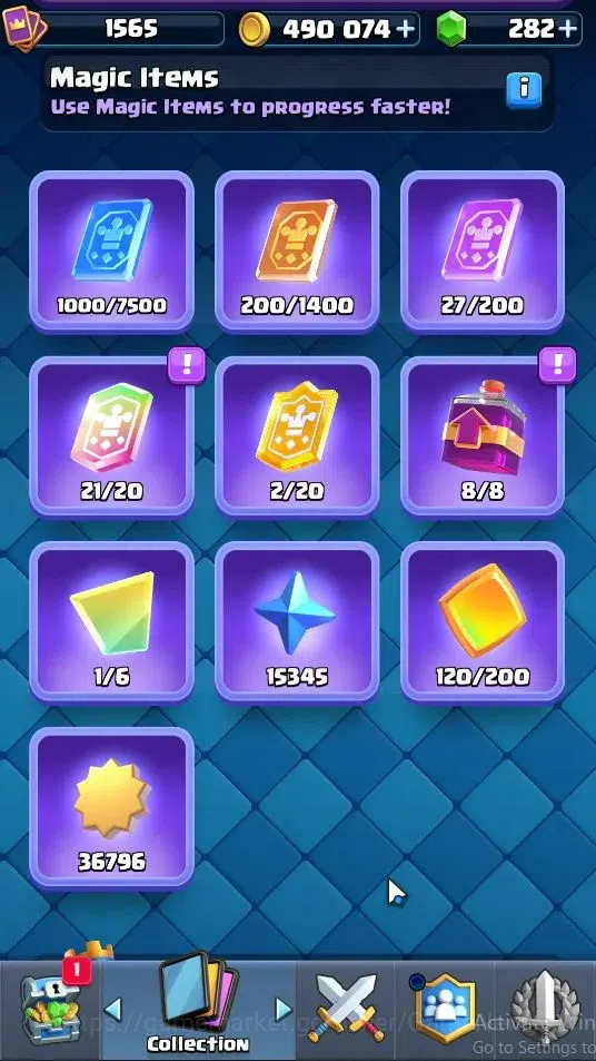 Clash Royale Accounts Lv 1565|Trophy 12151|KTL 15|Limited Skin|Card 121| image 14