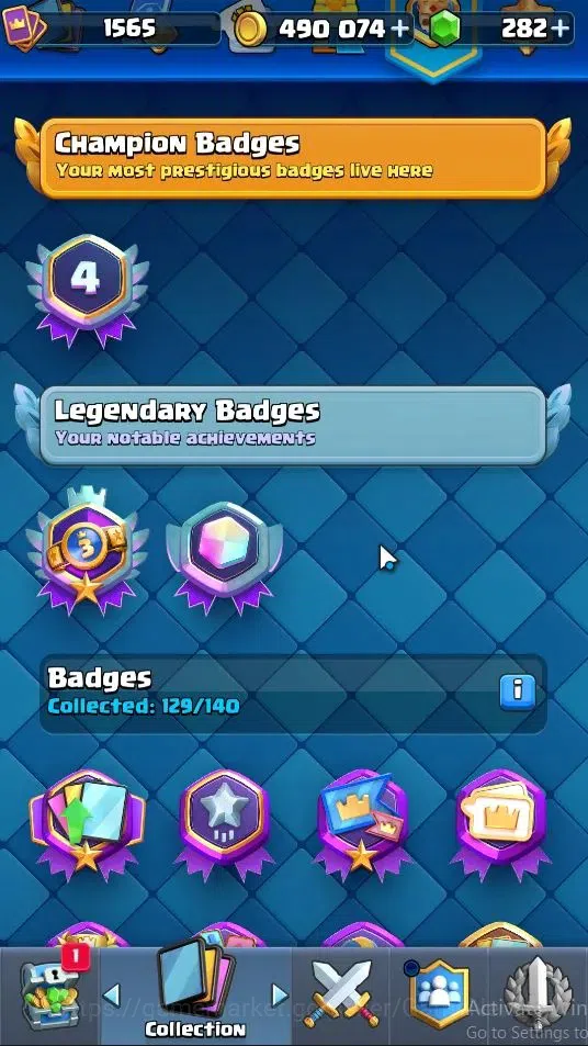 Clash Royale Accounts Lv 1565|Trophy 12151|KTL 15|Limited Skin|Card 121| image 19