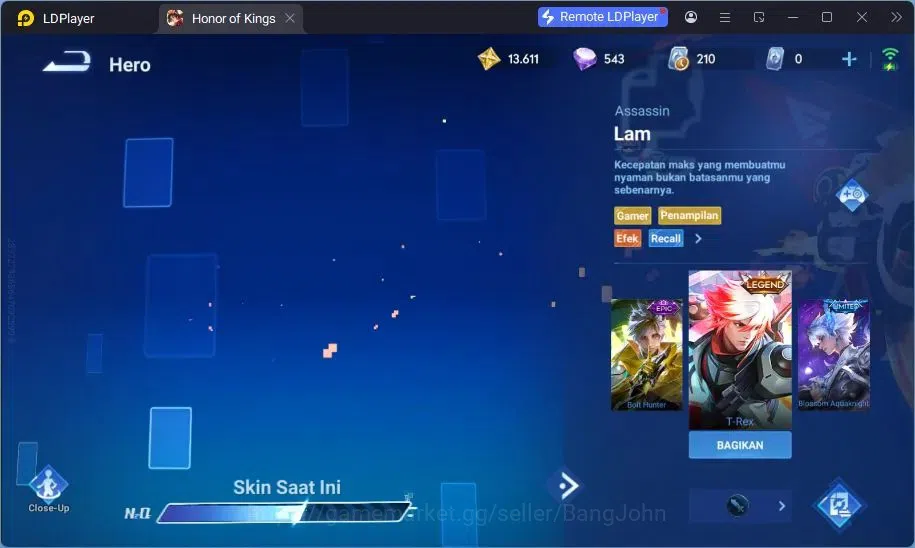 Honor of Kings Accounts Global | 47H 36S | Lady Sun LGD, Lam LGD | Dr Bian image 10