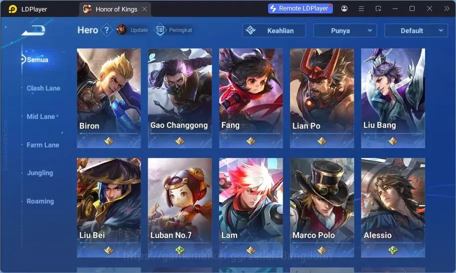 Honor of Kings Accounts Global | 47H 36S | Lady Sun LGD, Lam LGD | Dr Bian image 3