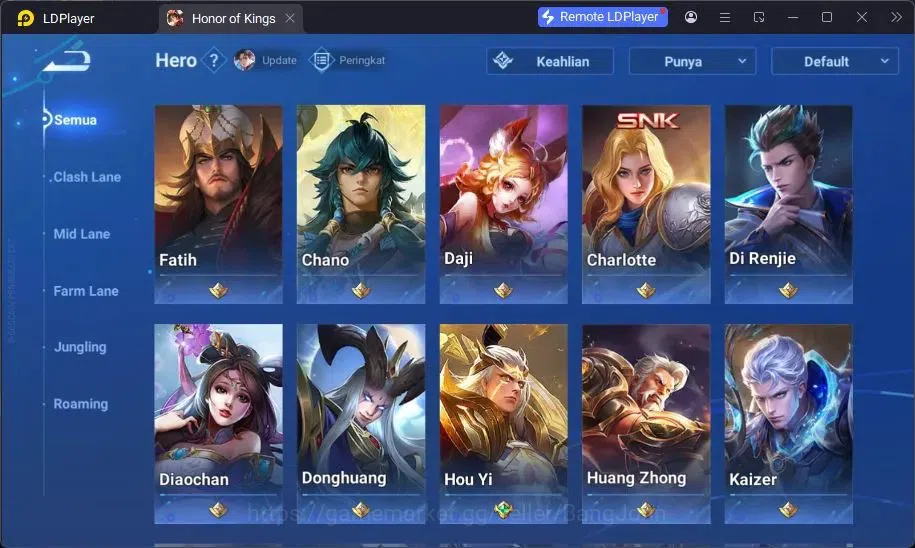 Honor of Kings Accounts Global | 47H 36S | Lady Sun LGD, Lam LGD | Dr Bian image 4