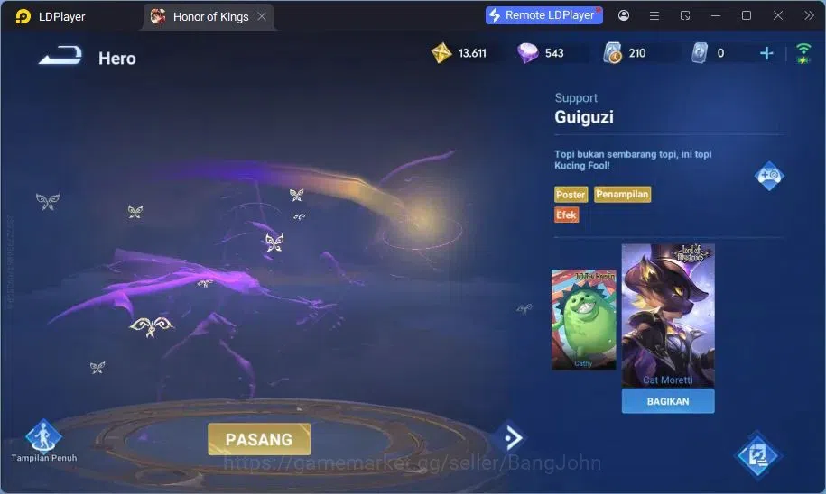 Honor of Kings Accounts Global | 47H 36S | Lady Sun LGD, Lam LGD | Dr Bian image 8