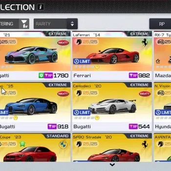 Racing Master Accounts SEA|Lvl 10|2 Prime Legend Car (Divo & RX-7 Type RS) + 40 Etc Cars|138K Gold & 2133 Dm|Log