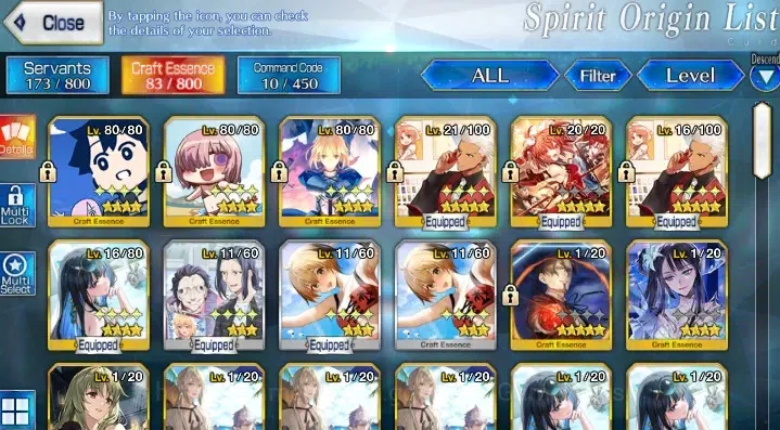 Fate-Grand Order Accounts NA Lv 114|4 limited ssr| 609sq | Bakatoria, Melusi image 6