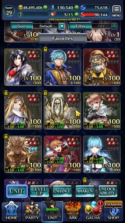 Last Cloudia Accounts GLOBAL|130K Cryst|Collab[Ainz O Gown,Lenneth Valky image 2