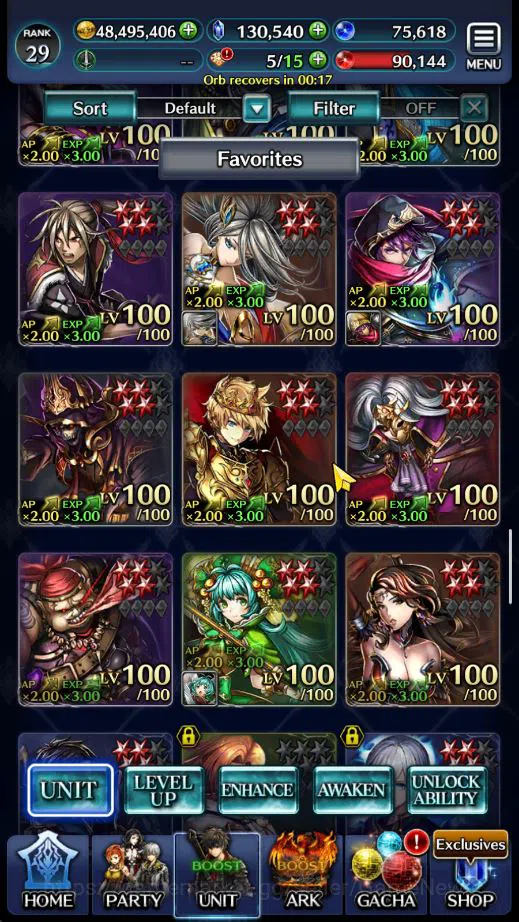 Last Cloudia Accounts GLOBAL|130K Cryst|Collab[Ainz O Gown,Lenneth Valky image 5