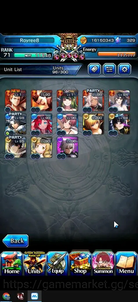 Grand Summoners Accounts Global|Rank 71|329 cc|13 Ascend+1 TW|[Ultimate Pal image 3