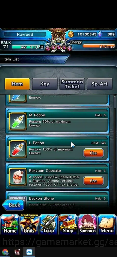 Grand Summoners Accounts Global|Rank 71|329 cc|13 Ascend+1 TW|[Ultimate Pal image 5