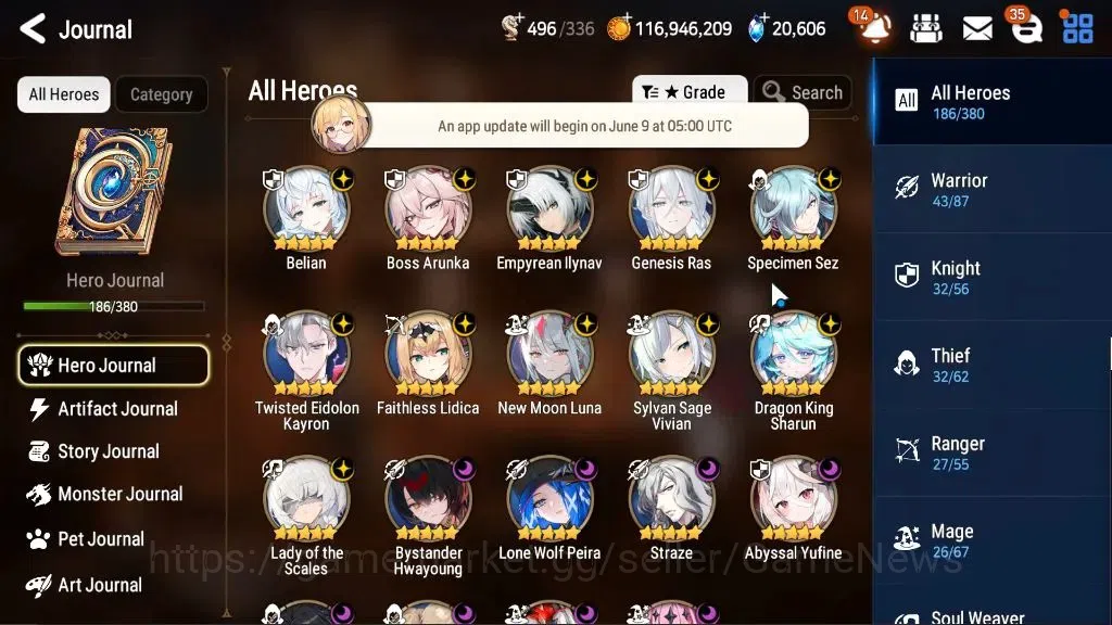 Epic Seven Accounts Global VERIF|19ML(RhianaLuc,Barunka,LOTScales,GenR image 6