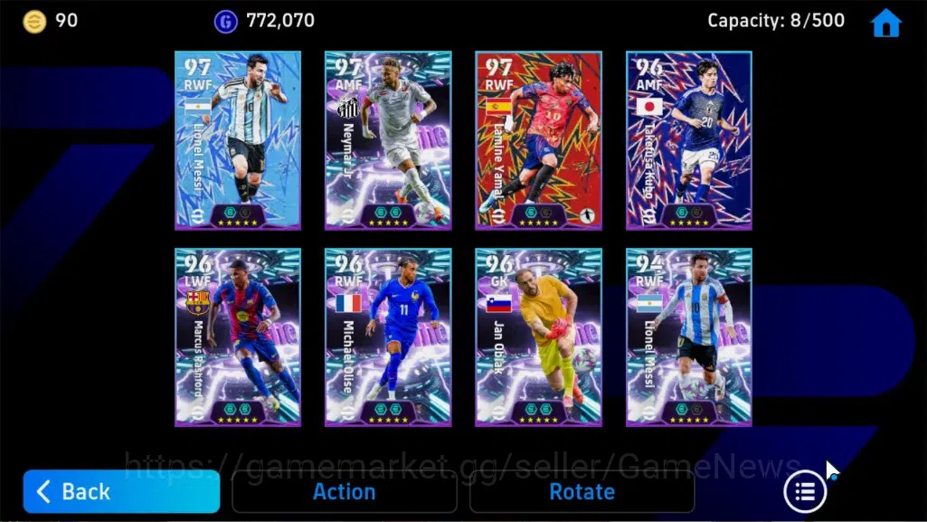 eFootball Accounts Legends & Iconic Players Android|BigTime Zlatan Ibrahimovic,Epic Javler Saviola,Giorgio C,Eden 10