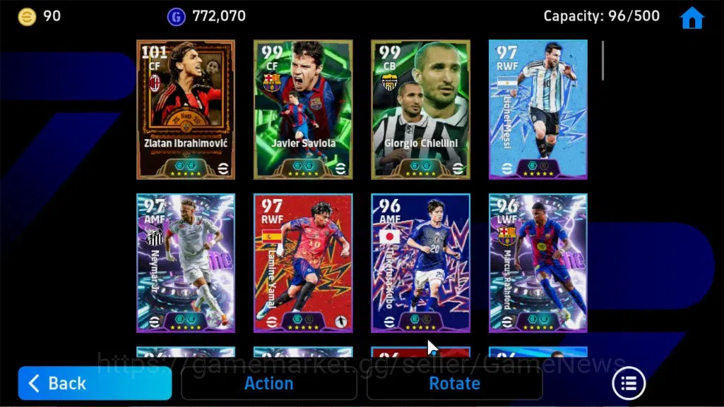 eFootball Accounts Legends & Iconic Players Android|BigTime Zlatan Ibrahimovic,Epic Javler Saviola,Giorgio C,Eden 5