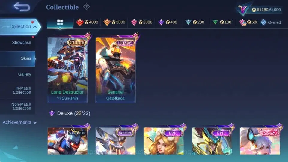 Mobile Legends: Bang Bang Accounts Global|Skin 241|Renowned|PRIME Beatrix,Collector Y image 10