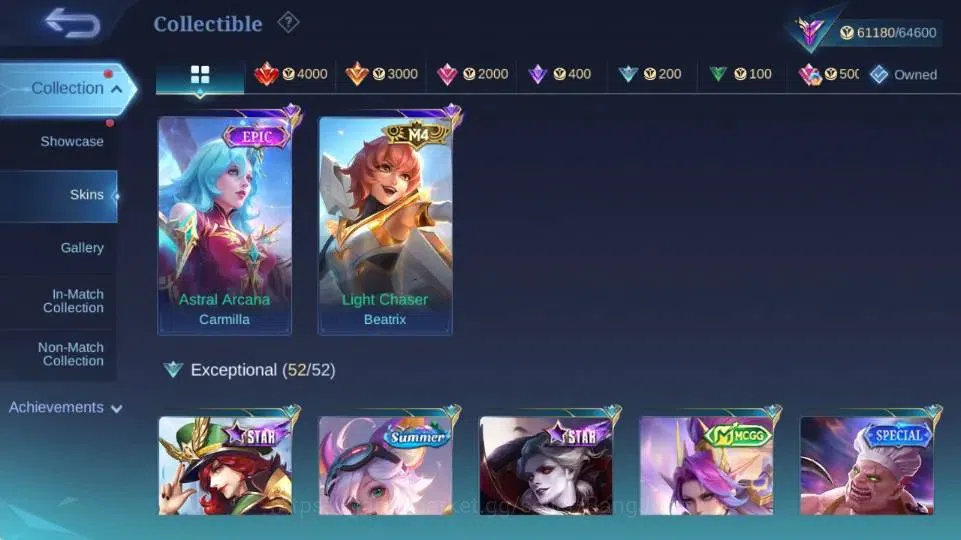 Mobile Legends: Bang Bang Accounts Global|Skin 241|Renowned|PRIME Beatrix,Collector Y image 5