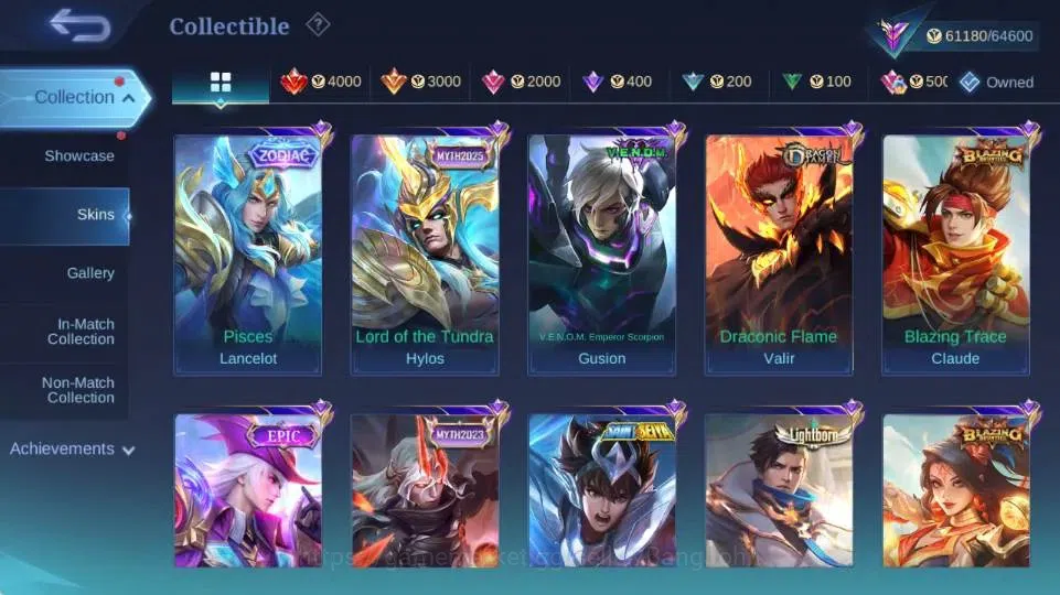 Mobile Legends: Bang Bang Accounts Global|Skin 241|Renowned|PRIME Beatrix,Collector Y image 7