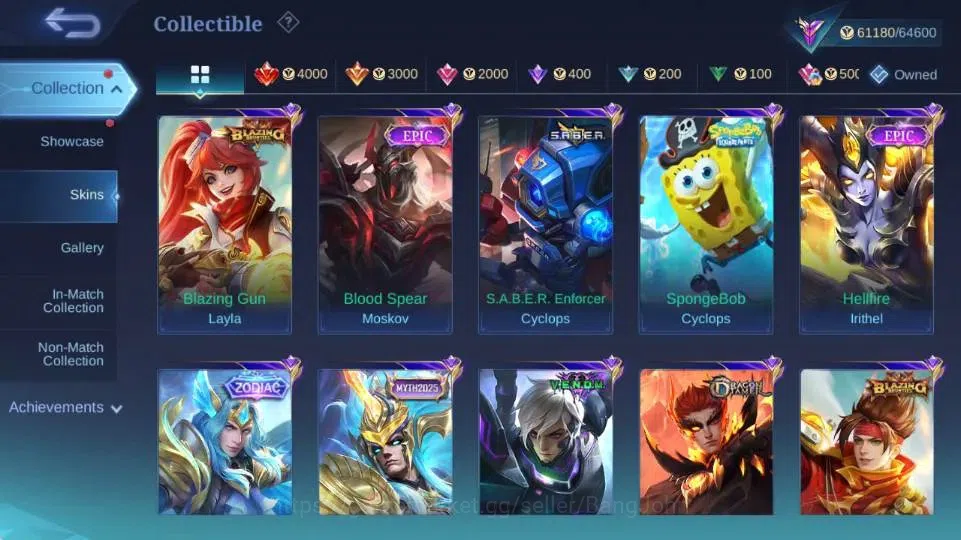 Mobile Legends: Bang Bang Accounts Global|Skin 241|Renowned|PRIME Beatrix,Collector Y image 8