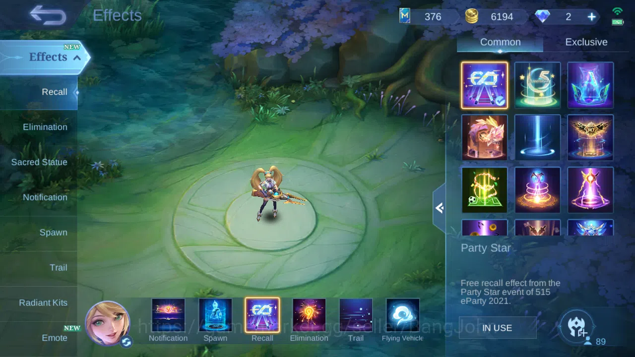 Mobile Legends: Bang Bang Accounts Hero 89 | skin 139 | emblem 3 max | expert collect image 4