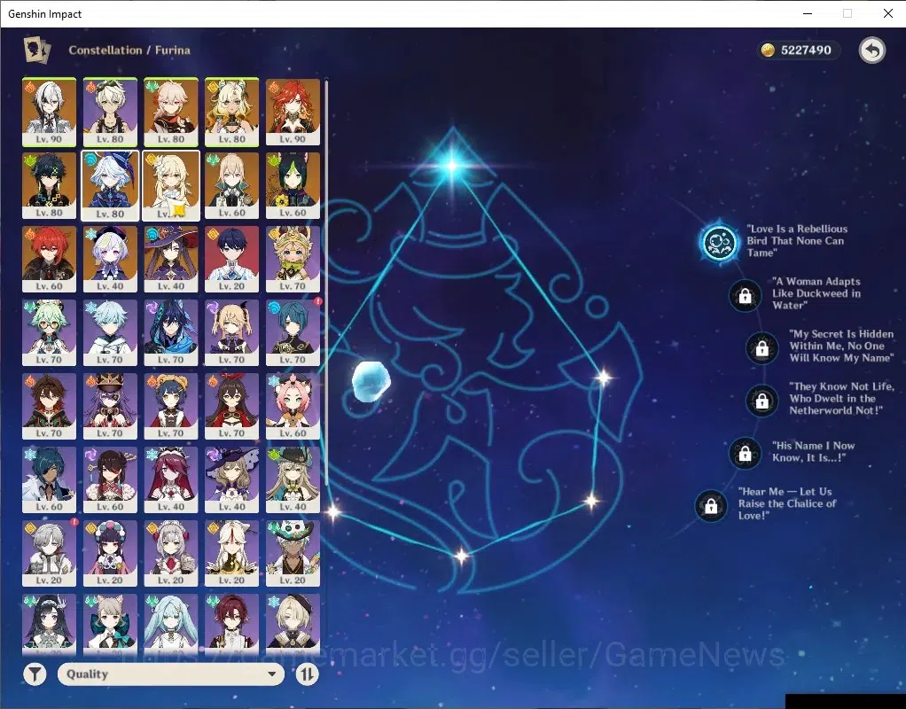 Genshin Impact Accounts Asia | AR 56|6 Limited+6(*5Wep)|ArlecchinoC4+Sign, image 4