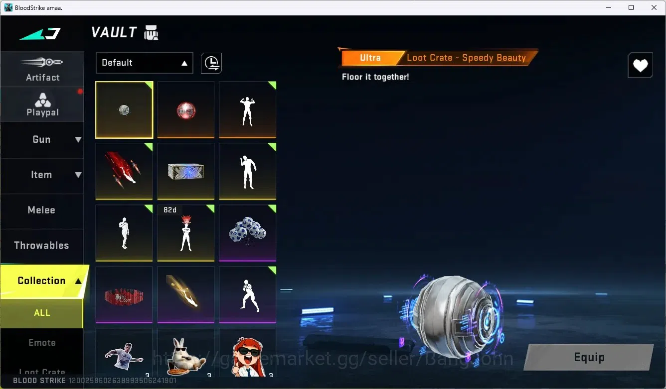 Blood Strike Accounts ASIA ||1 EVo Collab P90 - Maestro 1 ETERNAL: AUG E image 10
