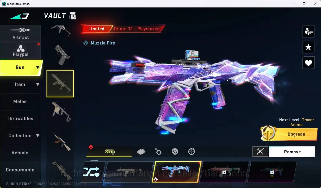 Blood Strike Accounts ASIA ||1 EVo Collab P90 - Maestro 1 ETERNAL: AUG E image 3