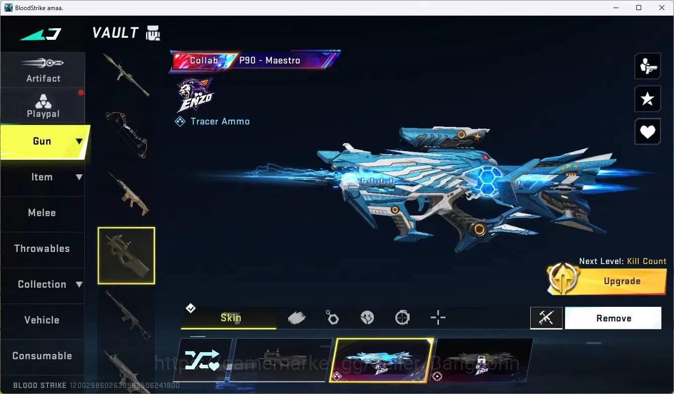 Blood Strike Accounts ASIA ||1 EVo Collab P90 - Maestro 1 ETERNAL: AUG E image 4