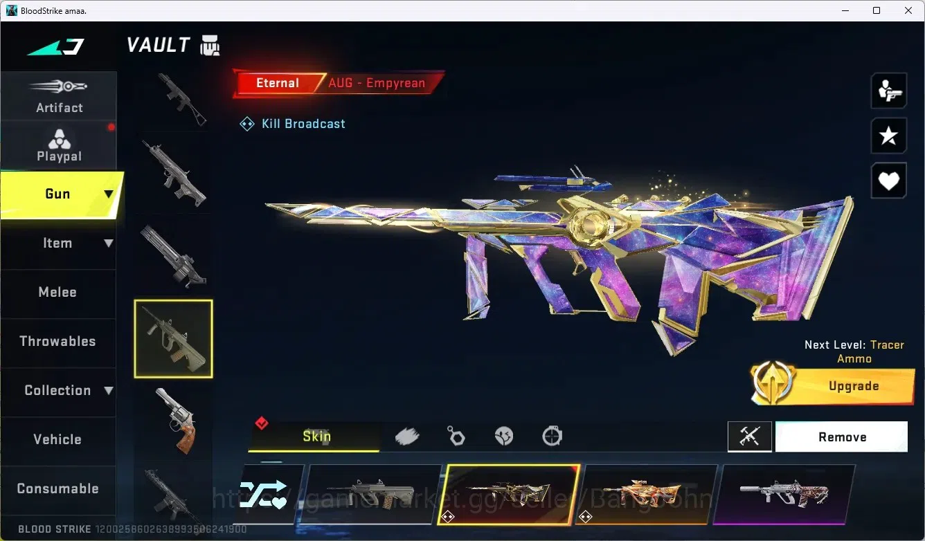 Blood Strike Accounts ASIA ||1 EVo Collab P90 - Maestro 1 ETERNAL: AUG E image 5