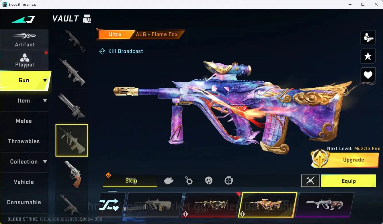 Blood Strike Accounts ASIA ||1 EVo Collab P90 - Maestro 1 ETERNAL: AUG E image 6