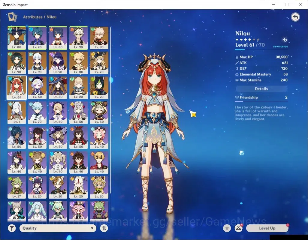 Genshin Impact Accounts ASIA|AR 55|6Limited+3(*5Wep)|[Nilou,Navia]+Sign,Wa image 14