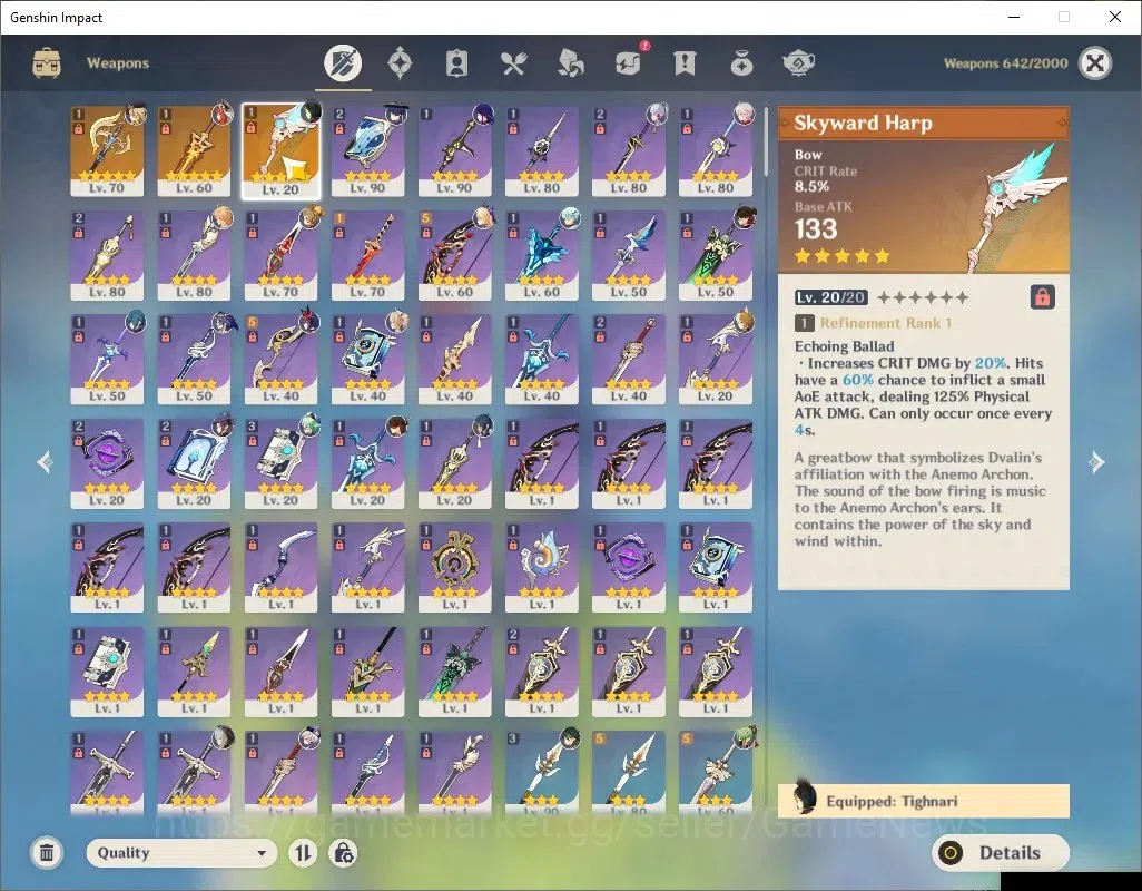 Genshin Impact Accounts ASIA|AR 55|6Limited+3(*5Wep)|[Nilou,Navia]+Sign,Wa image 18