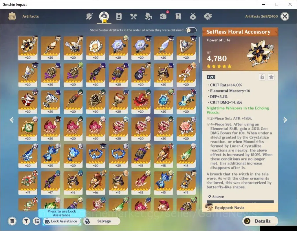 Genshin Impact Accounts ASIA|AR 55|6Limited+3(*5Wep)|[Nilou,Navia]+Sign,Wa image 19
