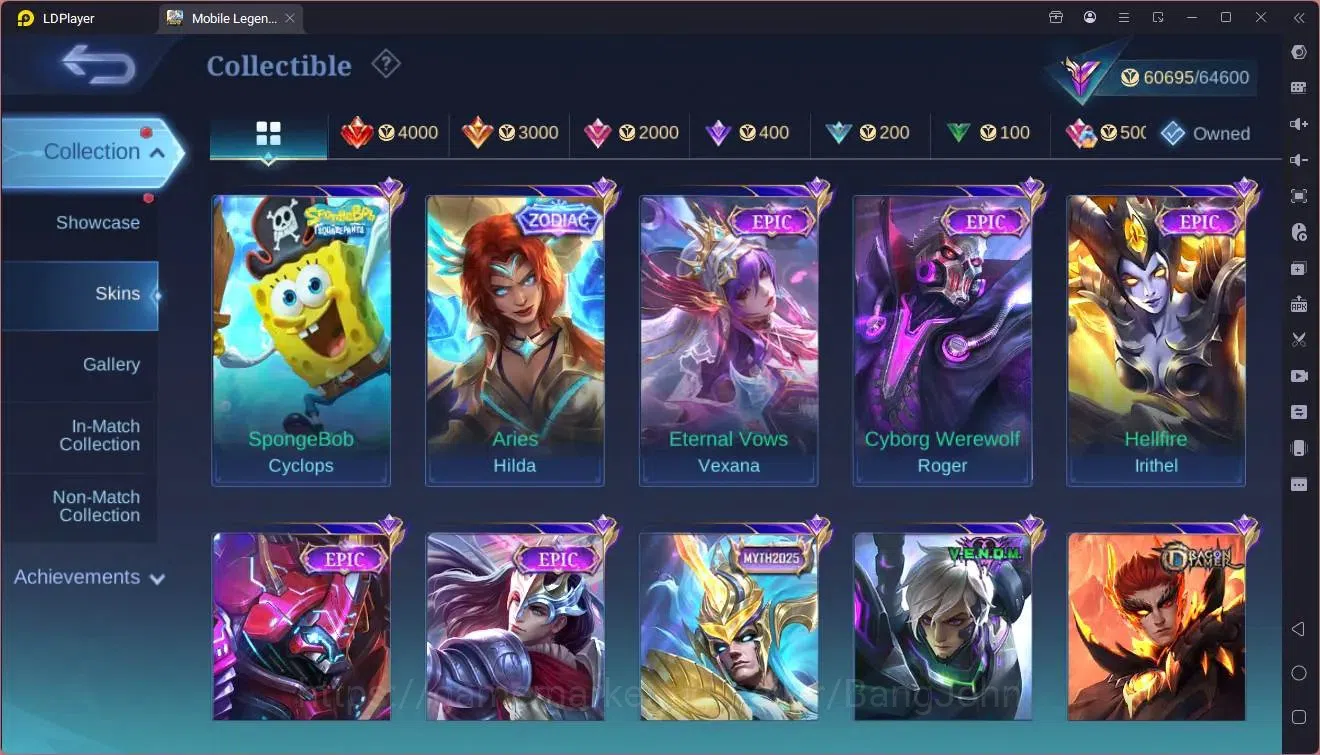 Mobile Legends: Bang Bang Accounts Global|Hero 121|Skin 243|Renowned|KOF Karina,Guine image 13