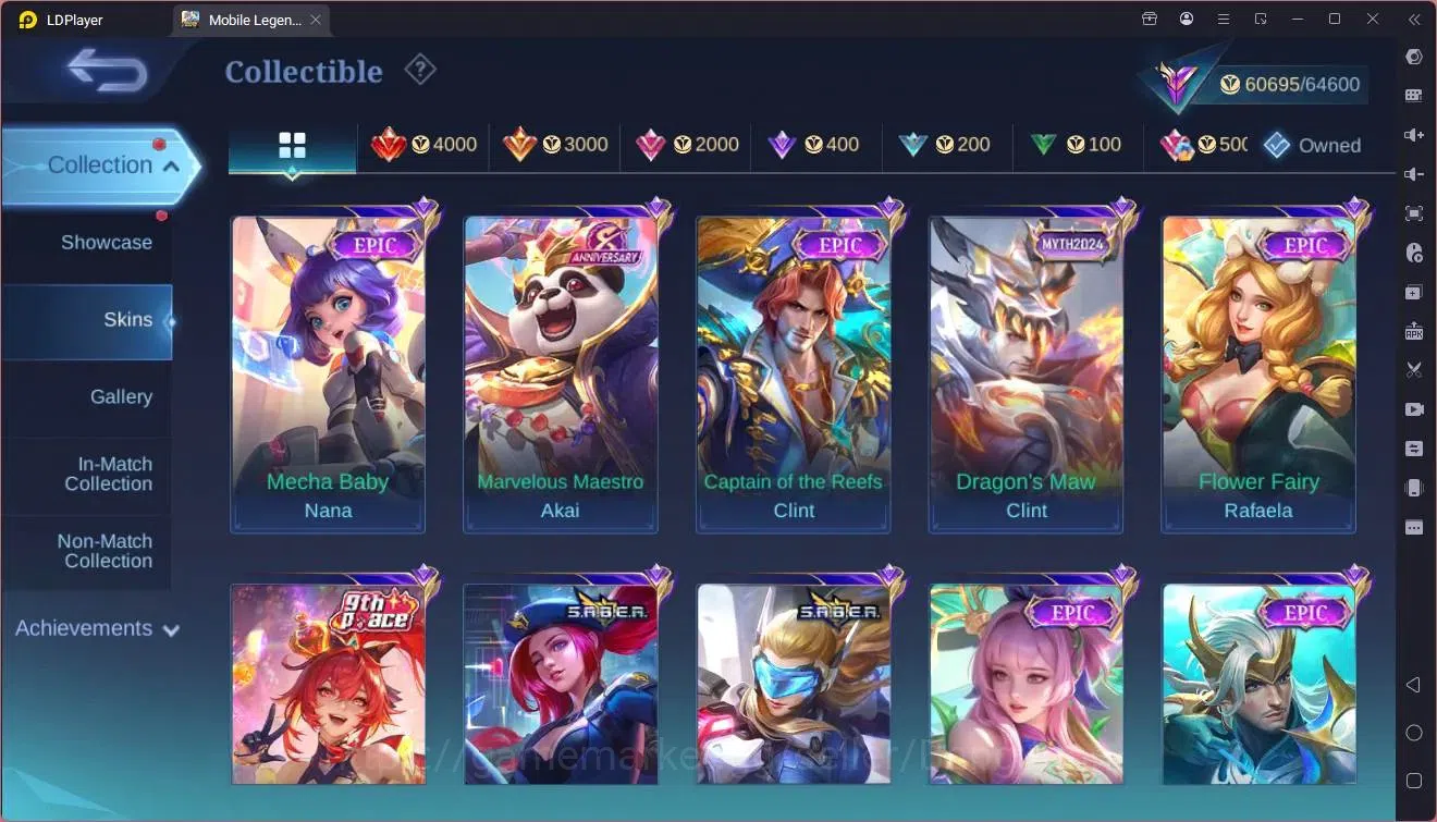 Mobile Legends: Bang Bang Accounts Global|Hero 121|Skin 243|Renowned|KOF Karina,Guine image 15