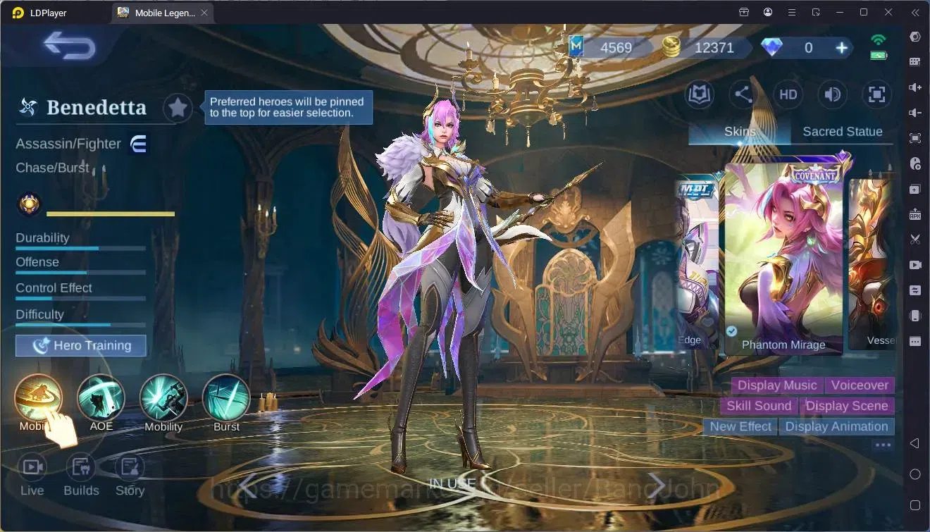 Mobile Legends: Bang Bang Accounts Global|Hero 121|Skin 243|Renowned|KOF Karina,Guine image 5