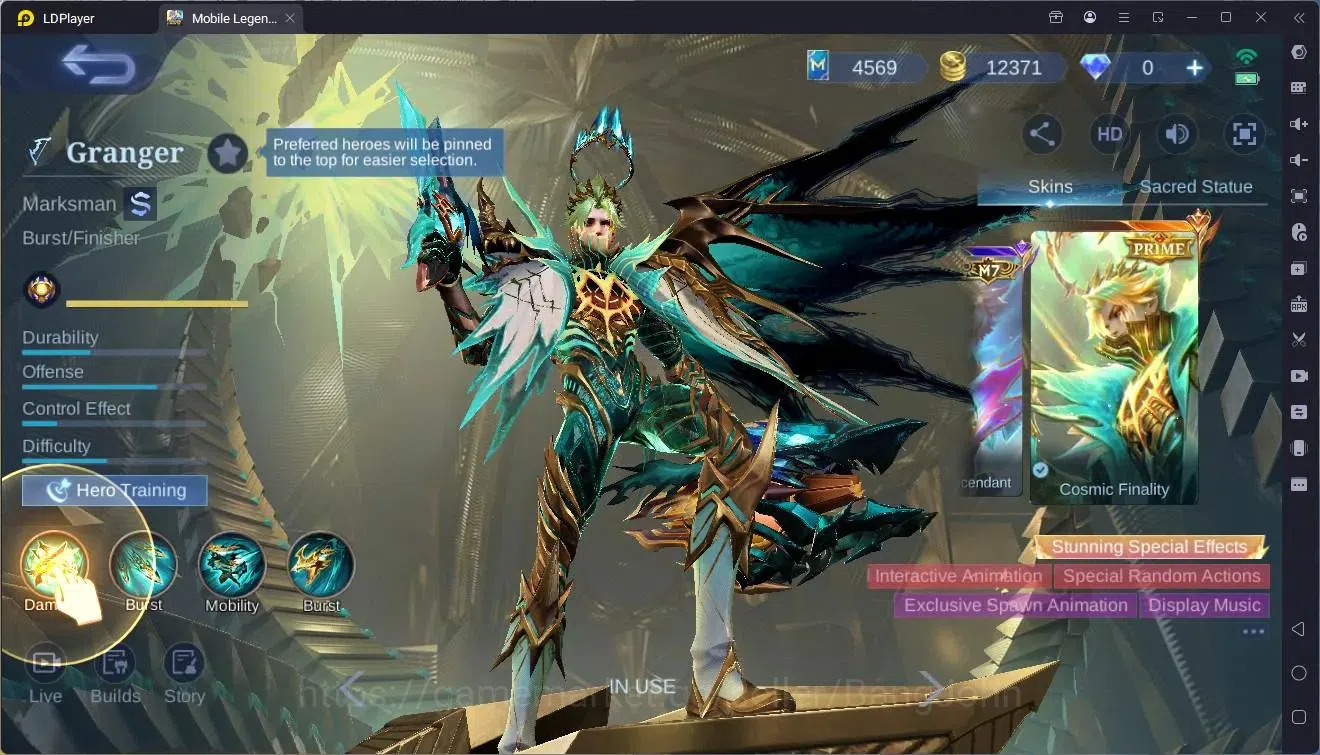 Mobile Legends: Bang Bang Accounts Global|Hero 121|Skin 243|Renowned|KOF Karina,Guine image 8