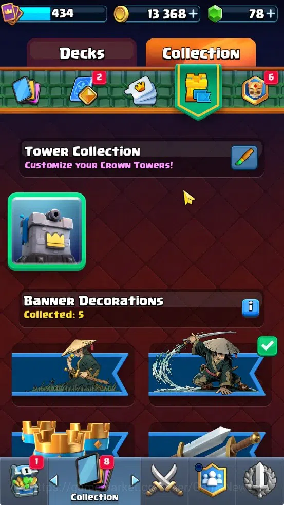 Clash Royale Accounts High-End Lv 434|Trophy 3447|KTL 10|Card 54/122|5 EVO 1 Legend 12 Epic 20 Rare 21 Common|2 8