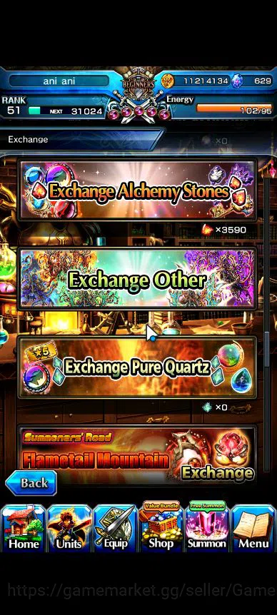 Grand Summoners Accounts Starter Global|Rank 51|Starter Account|5 Ascend|ChloeTW,MiyuTW,Shirou,illya,Summer Miyu|Lpot 11