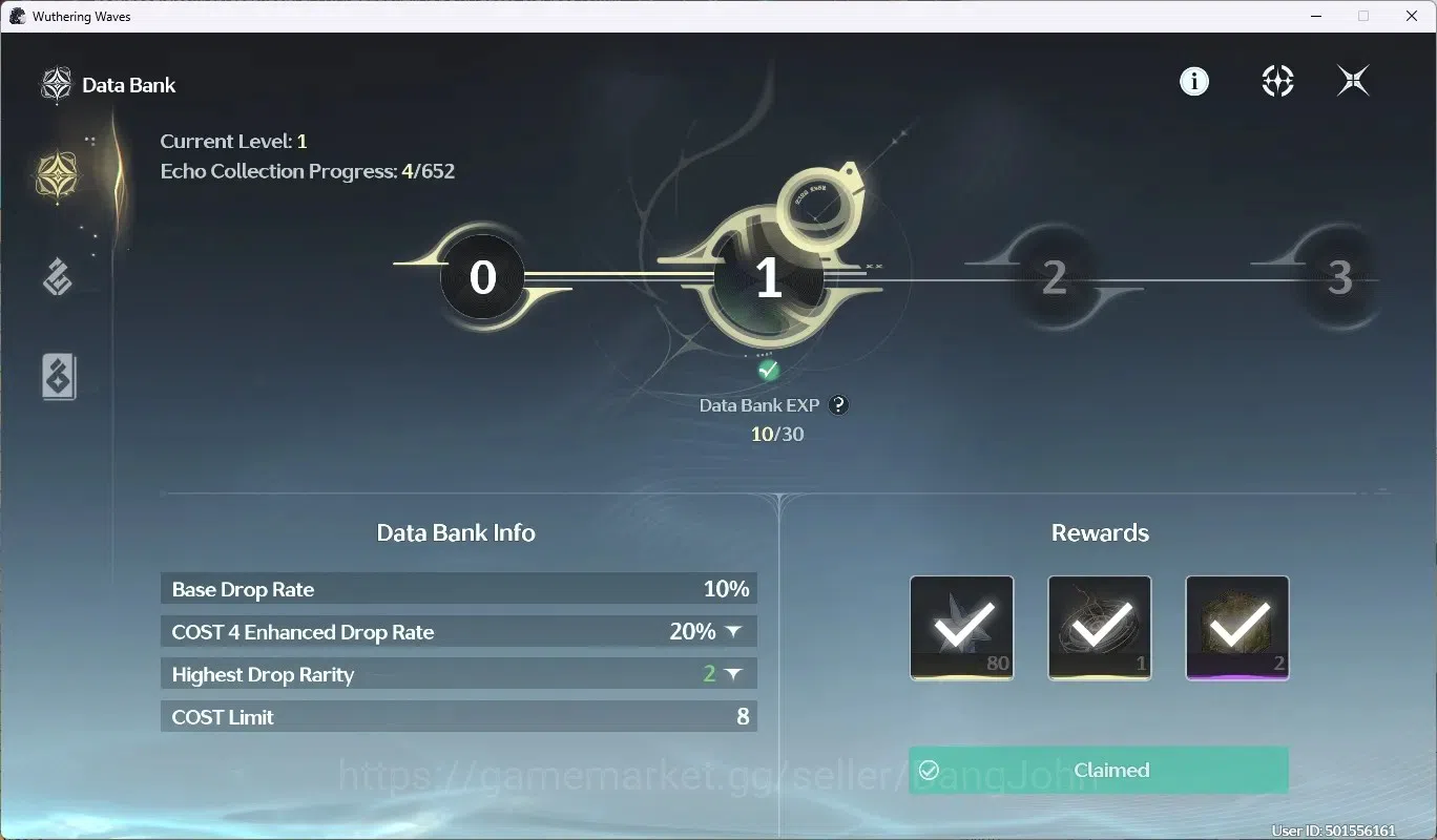 Wuthering Waves Accounts NA|UL 8|Rank 1|Starter|3 Limited Char [aemeath, lu image 13