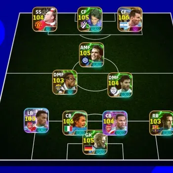 eFootball Accounts Legends & Iconic Players 3237 team strength