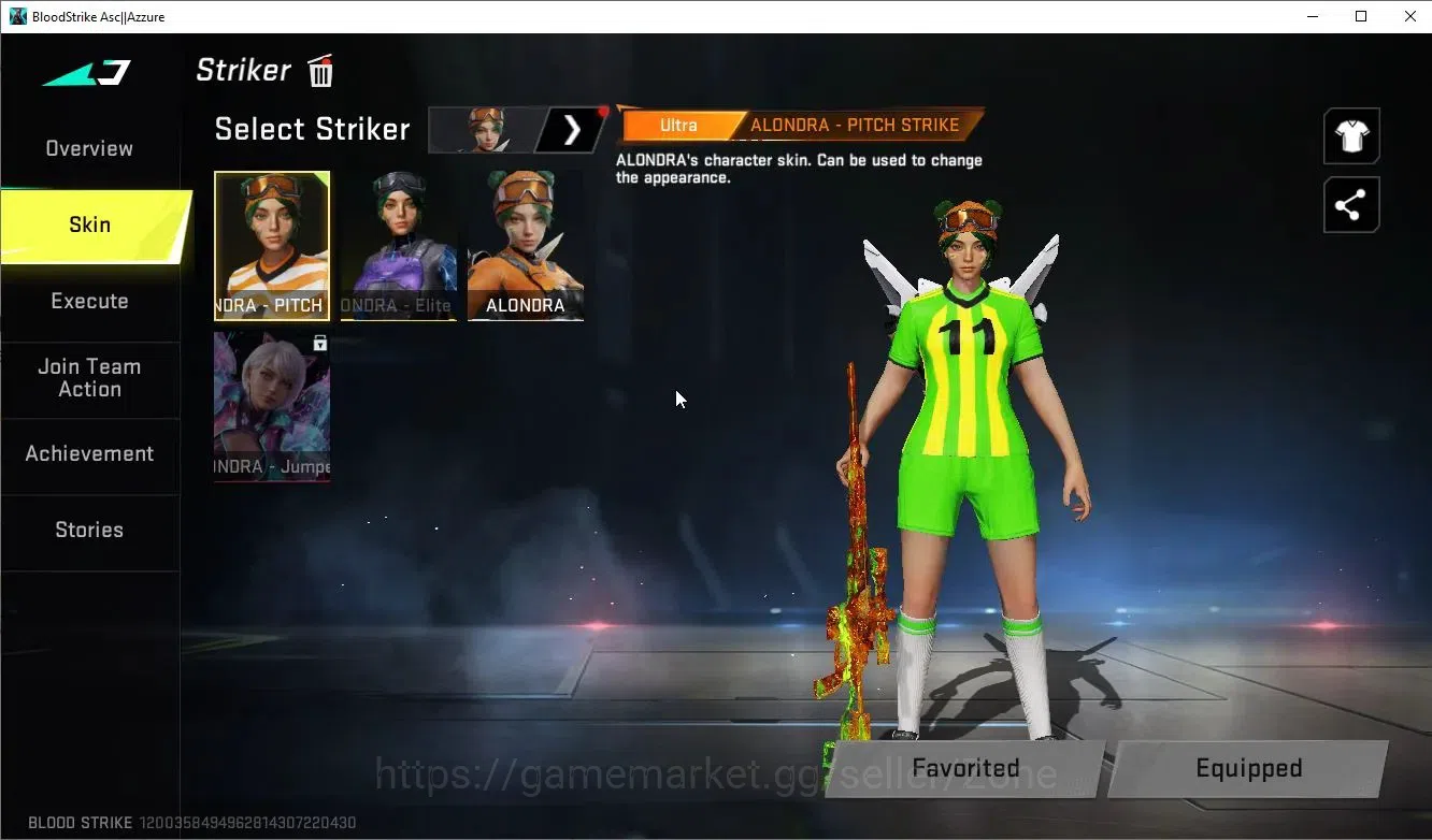 Blood Strike Accounts Collab Skin ASIA|1 ETERNAL: Desert Eagle - Scorpius|1 OPM Strikers|1 TR Strikers|1 ENZO 1
