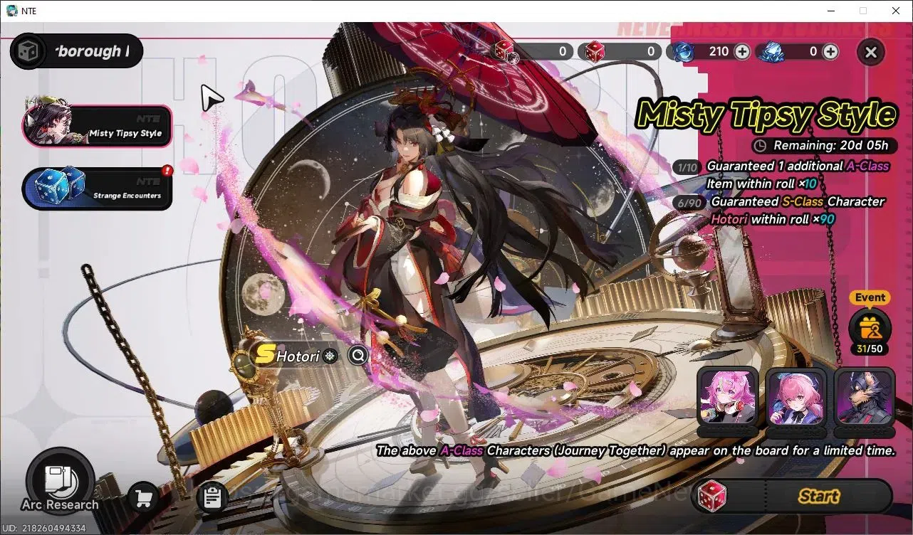 Neverness to Everness Accounts Global EU|HL 3|1 SSR Limited Hotori + 2 SSR Select image 4