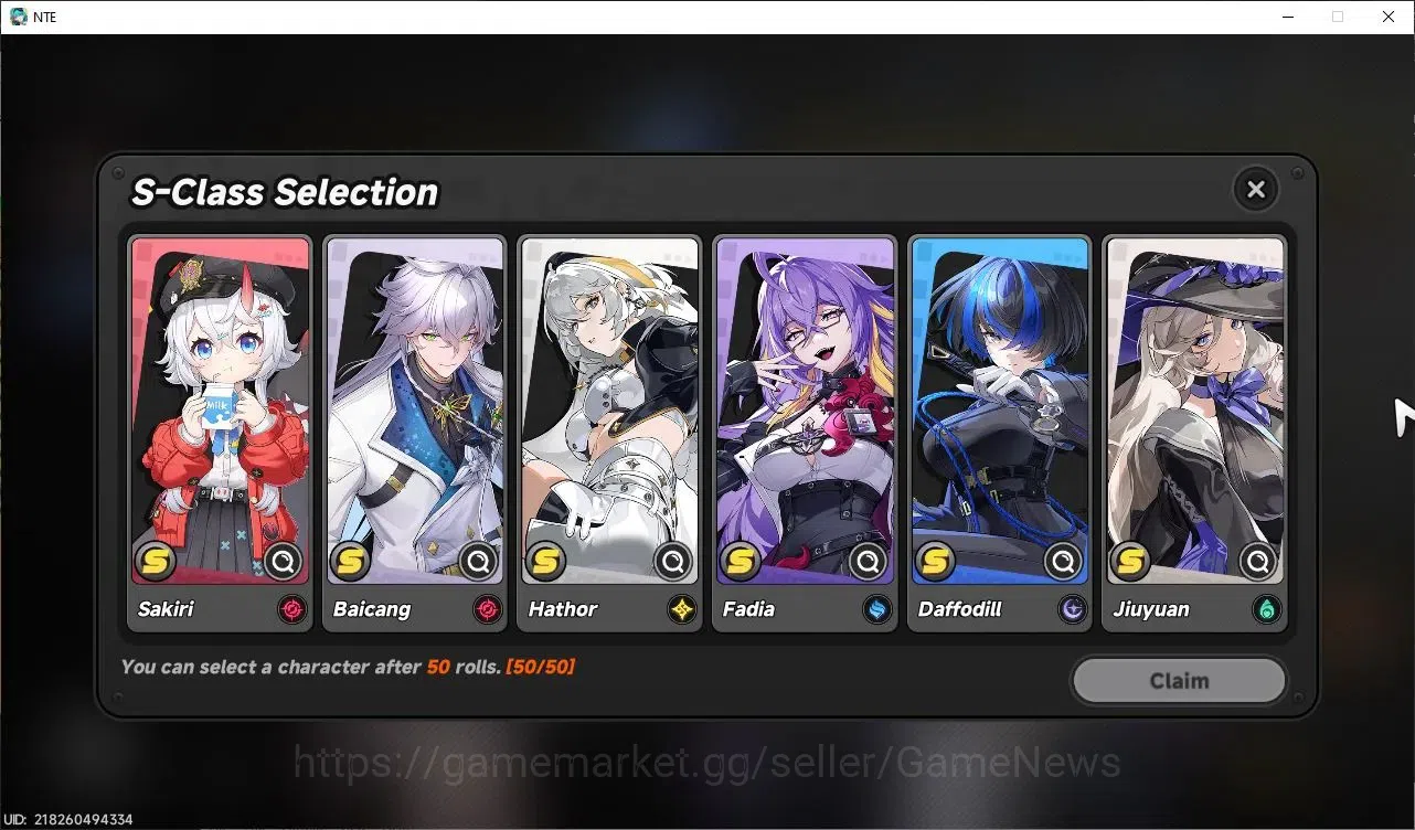 Neverness to Everness Accounts Global EU|HL 3|1 SSR Limited Hotori + 2 SSR Select image 5