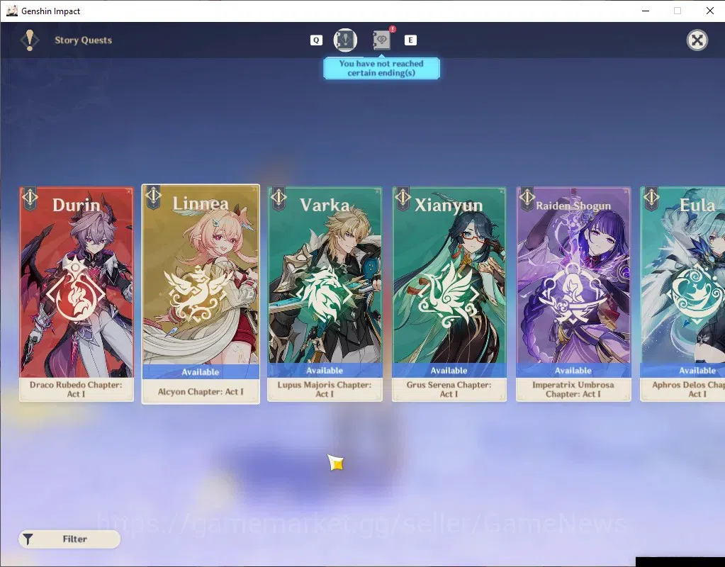 Genshin Impact Accounts Others Asia|AR 51|3 Limited 2(*5 Weapon)|Durin+Signature,Nicole,Mavuika|Male Mc|Take Mail|Check 15
