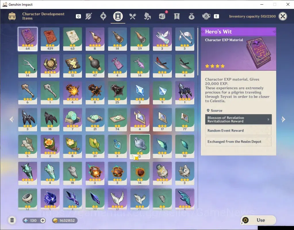 Genshin Impact Accounts Others Asia|AR 51|3 Limited 2(*5 Weapon)|Durin+Signature,Nicole,Mavuika|Male Mc|Take Mail|Check 6