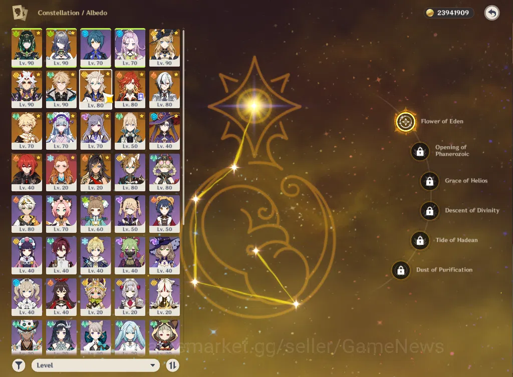 Genshin Impact Accounts ASIA|AR56|8 Limited+3(*5WEP)|Neffer,Lauma,AratakiC image 15
