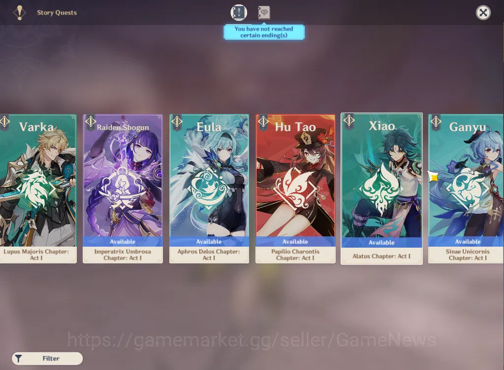Genshin Impact Accounts ASIA|AR56|8 Limited+3(*5WEP)|Neffer,Lauma,AratakiC image 6