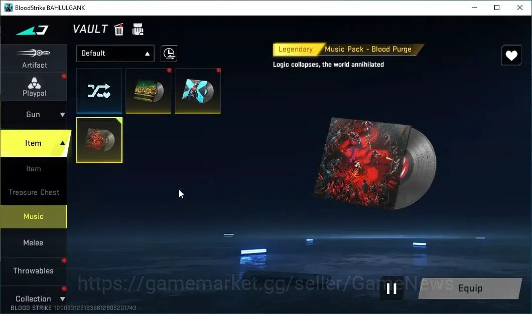 Blood Strike Accounts ASIA|ETERNAL Spear-Relic|Melee ULTRA One-Handed Ax image 16